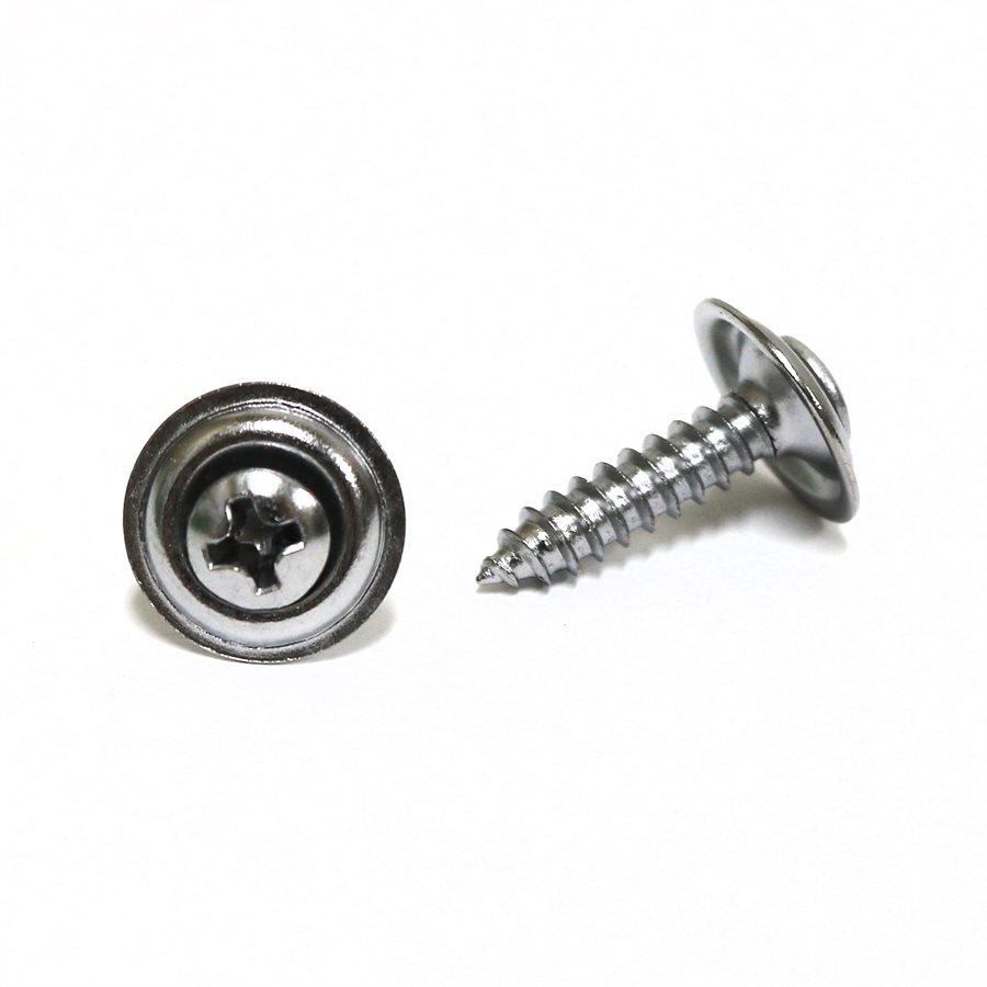 Phillips Oval Head Sems Tek Screws W Countersunk Washer 8 18 X 3 4