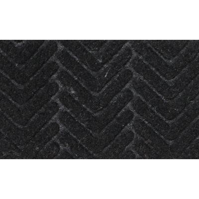 Chevron Cloth Embossed Charcoal Black, E672