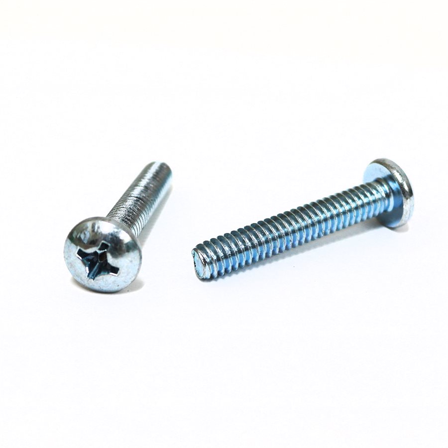 Phillips Pan Head Machine Screw 1/4-20 X 1 1/2" Zinc