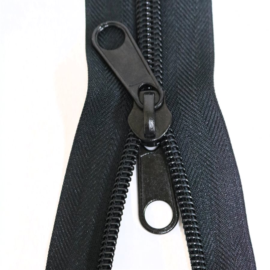 Coil Zipper 10 Separating 72 Black