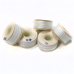 High-Spec Nylon Bobbins B69 G Style White