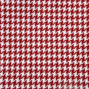 Gemini Houndstooth White/Dark Red