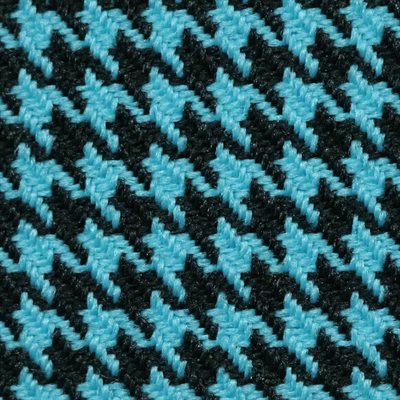 Nova Houndstooth Automotive Cloth Blue