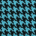 Nova Houndstooth Automotive Cloth Blue