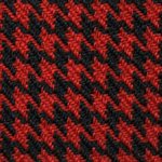 Nova Houndstooth Automotive Cloth Red