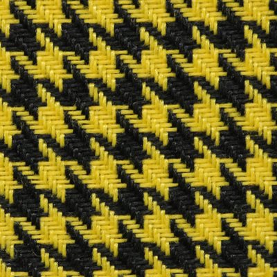 Nova Houndstooth Automotive Cloth Yellow