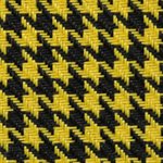 Nova Houndstooth Automotive Cloth Yellow