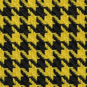 Nova Houndstooth Automotive Cloth Yellow