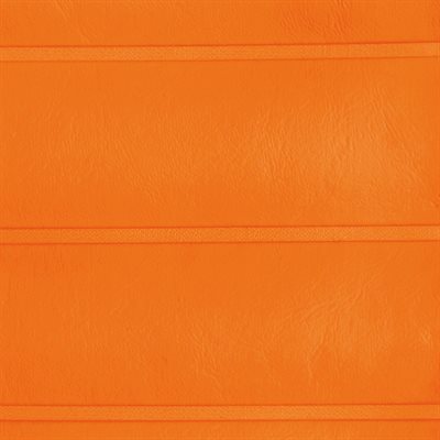 Seascape Quilted / Pleated Marine Vinyl Orange