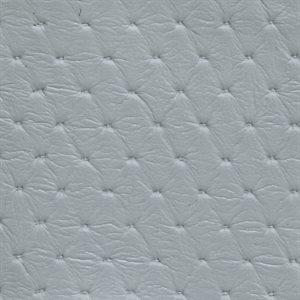 Seascape Marine Vinyl Diamond Tufted Pearl Gray