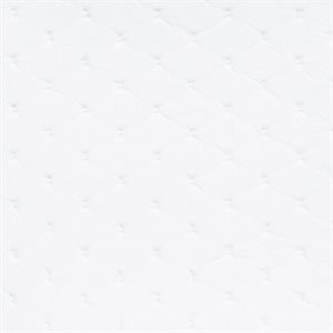 Seascape Marine Vinyl Diamond Tufted White